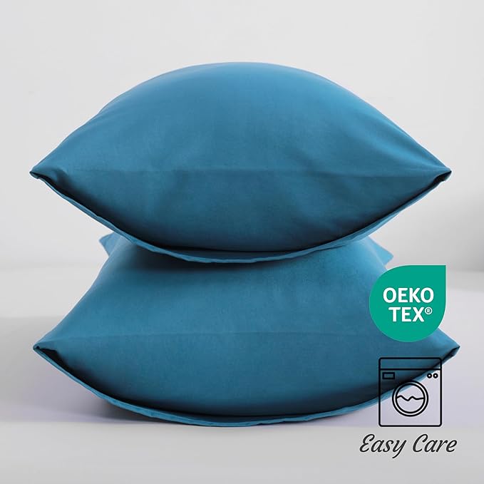 NTBAY Queen Pillow Cases Set of 2, 2 Pack Brushed Microfiber 20x30 Pillow Cases - Image 4