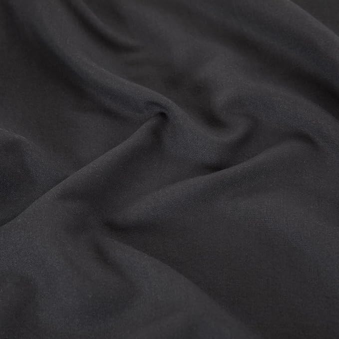 Full Flat Sheet Only， 80x96Inch Black - Image 6