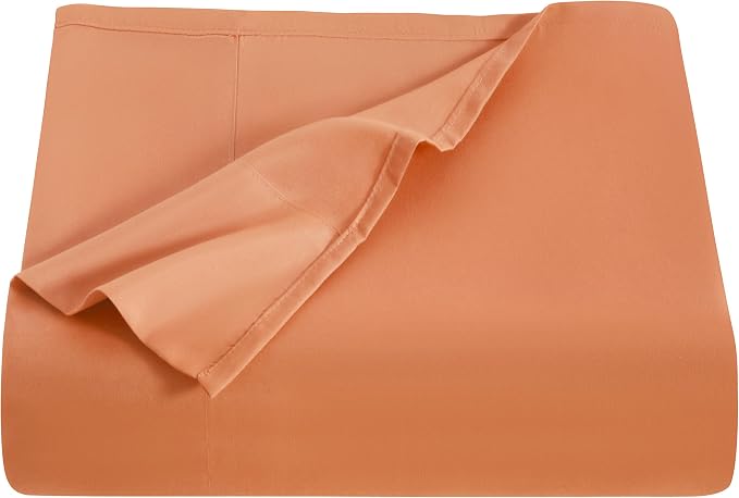 NTBAY Twin Extra-Long Flat Sheet Only by NTBAY