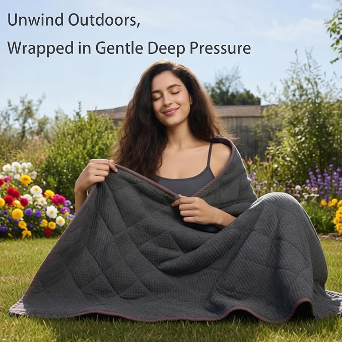 ZonLi 20lbs Weighted Blanket for Adults Sleeping, Double-Sided All Season - Image 4