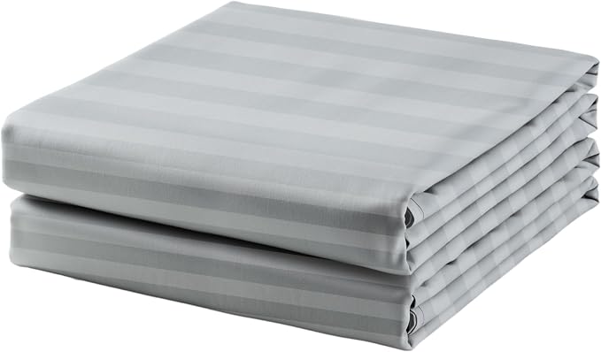 2-Pack Cotton Cal King Flat Sheet Only, 600 Thread Count 100% Egyptian Cotton by ZaizaiHome