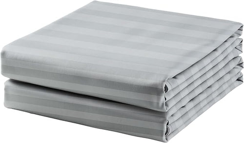 2-Pack Cotton King Flat Sheet Only, 600 Thread Count 100% Egyptian Cotton Top by ZaizaiHome
