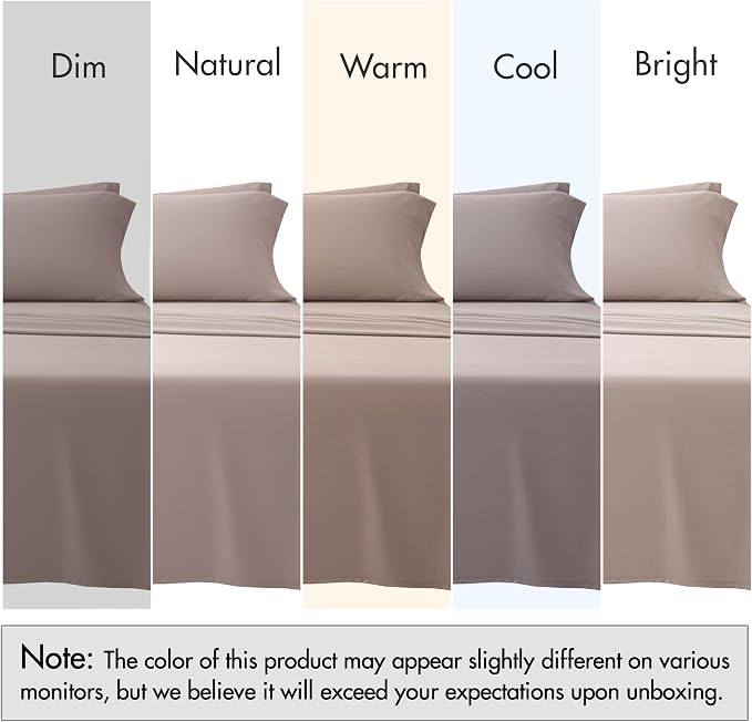 RUVANTI 100% Cotton Sheets – Twin XL Size Percale Bedding, Cooling & Breathable - Image 7