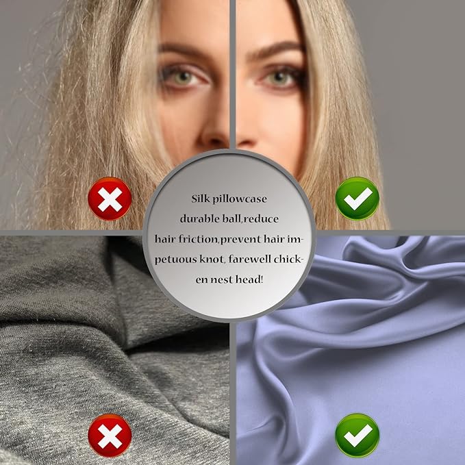 Silk Pillow Cases 2 Pack, Soft Breathable and Sliky Queen Size Pillow Cases Set - Image 5