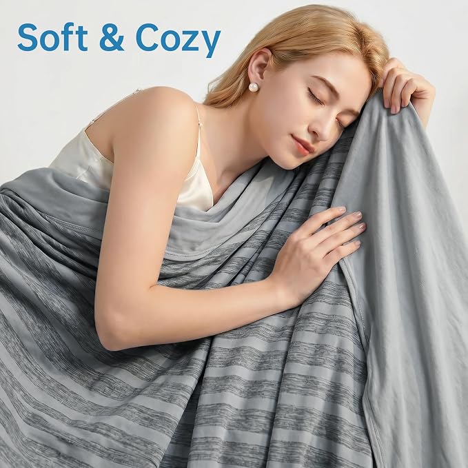 Guohaoi Cooling Blanket for Hot Sleepers, Absorbs Heat to Keep Body Cool for - Image 6