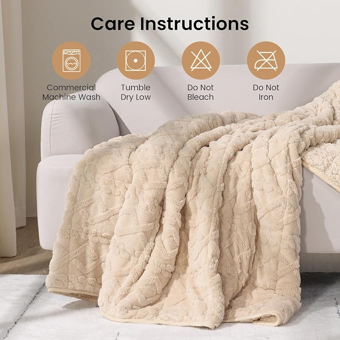 Drewin Weighted Blanket for Adults 12lbs, Soft Comfy Fleece Weighted Blankets - Image 7