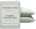 Karissa Mae Cooling Bamboo Viscose Standard Size Pillowcase Set | 100% by KARISSAMAE