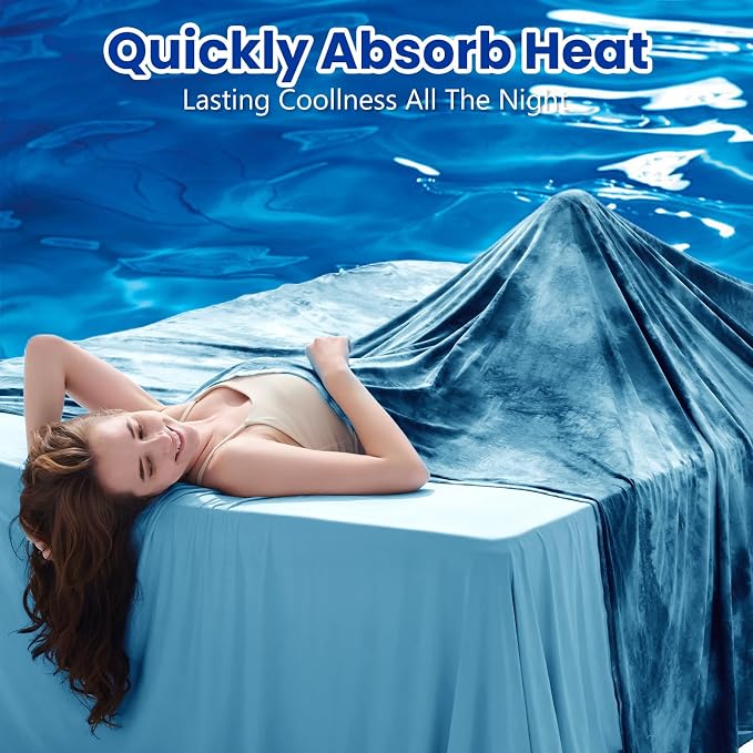 Topcee Cooling Blankets for Hot Sleepers, Arc-Chill Q-Max >0.5 Cool Fiber - Image 3
