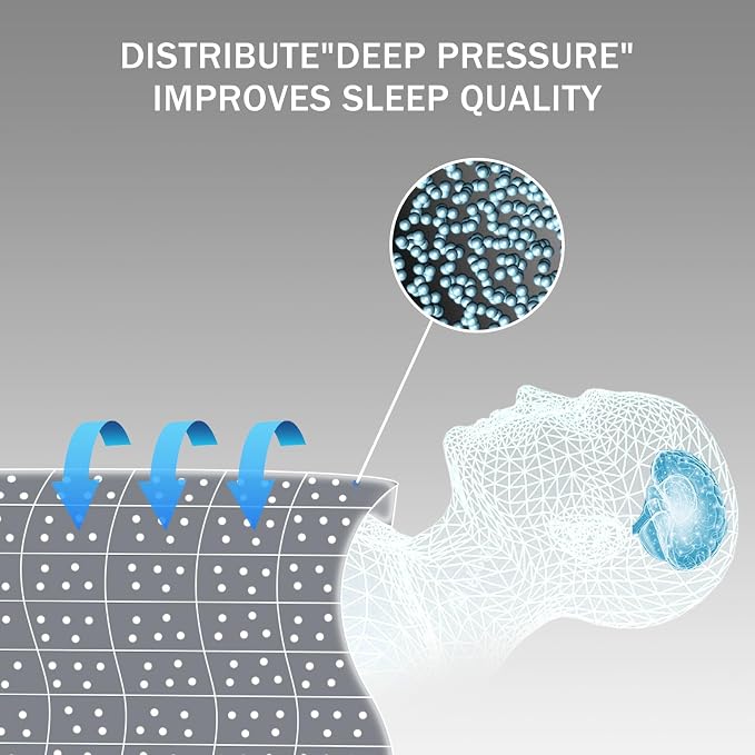 Weighted Blanket for Adults 12lbs, Twin Full Size Cooling Heavy Throw Blanket - Image 4