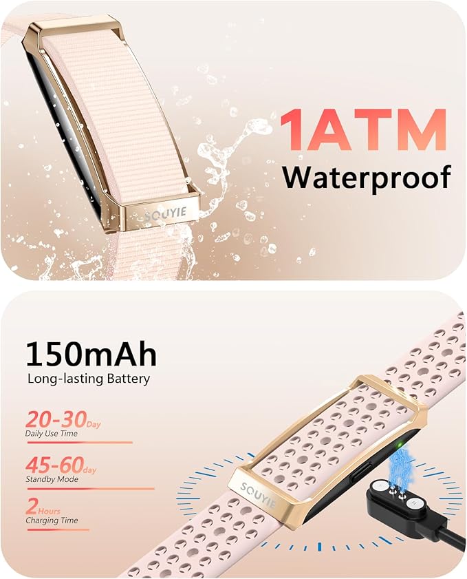 Smart Bracelet for Women, Wearable Health Activity Fitness Trackers, 24H Sleep - Image 6