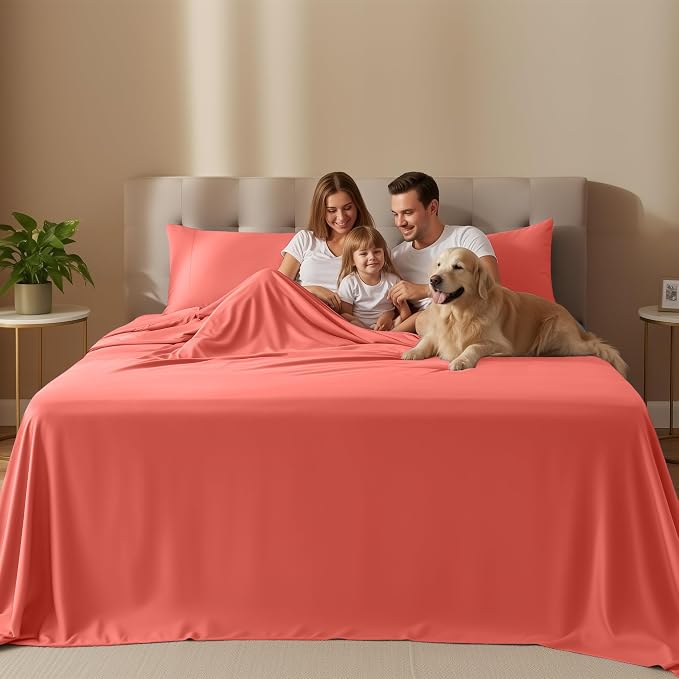 Utopia Bedding California King Size Sheet Set – 4 Piece Bed Sheets, Soft and - Image 2