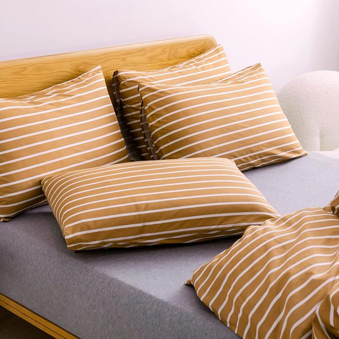 JELLYMONI Full Duvet Cover Set, Cotton Duvet Cover 3 Pieces - Image 4