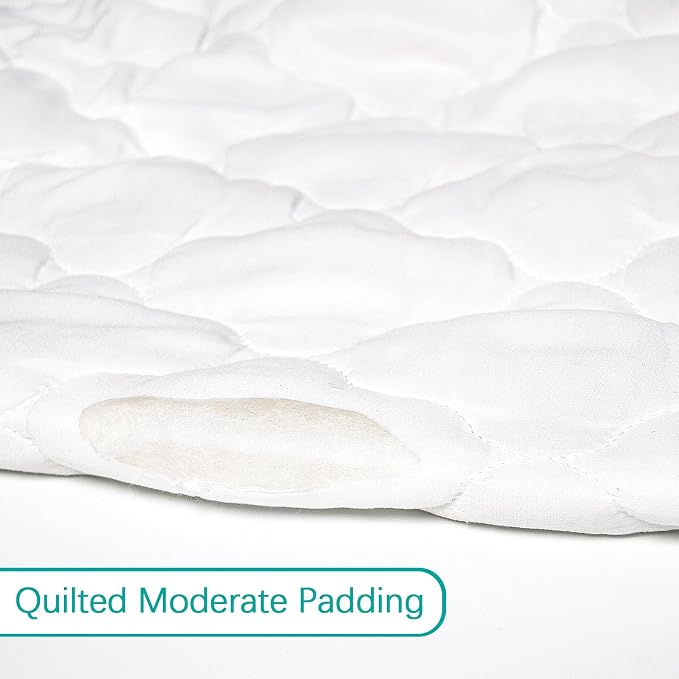 Crib Mattress Protector Sheets Fitted Waterproof Mattress Pad Cover, Noiseless - Image 7