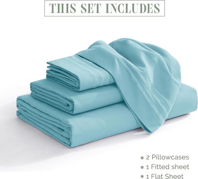 Elegant Comfort Luxurious 1500 Premium Hotel Quality Microfiber Three Line - Image 4