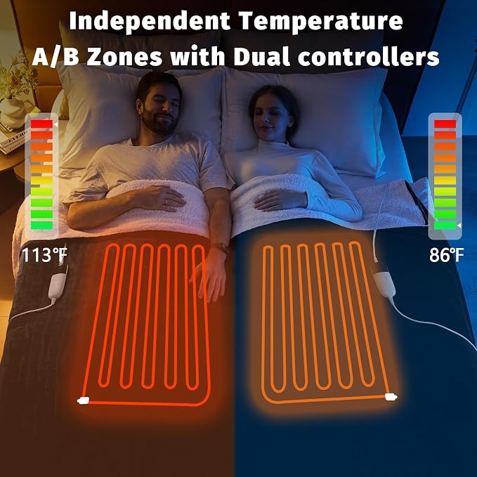 Heated Electric Blanket Queen Size - Image 2
