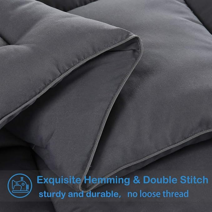 EASELAND Oversized King Down Alternative Comforter - Image 5