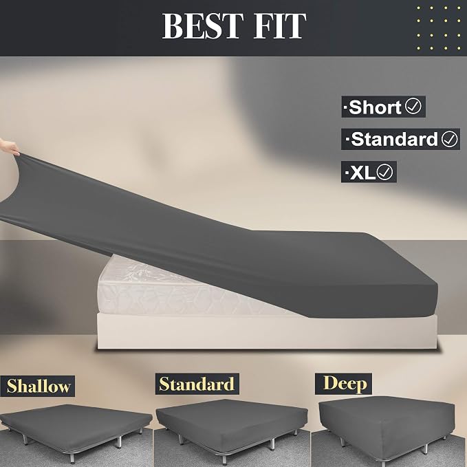 Stretch Queen Size Fitted Sheet Only - Image 4