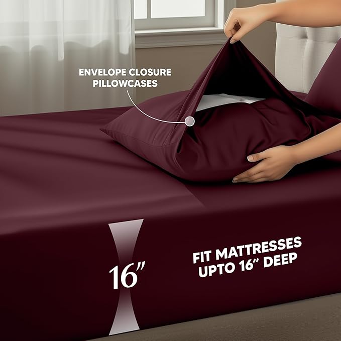 Utopia Bedding Twin Sheet Set – 3 Piece Bed Sheets - Image 4