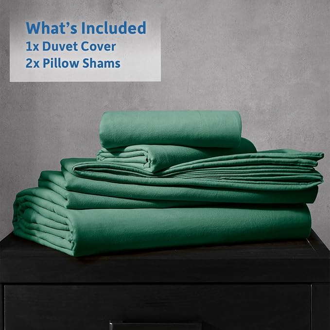 Nestl Dark Green Duvet Cover Full Size - Image 9