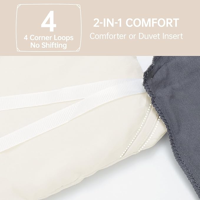 MUXHOMO California King Comforter Set, All Season Ultra Soft Down Alternative - Image 6
