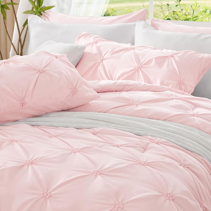 BEDELITE Baby Pink Comforter Set Full - Image 6