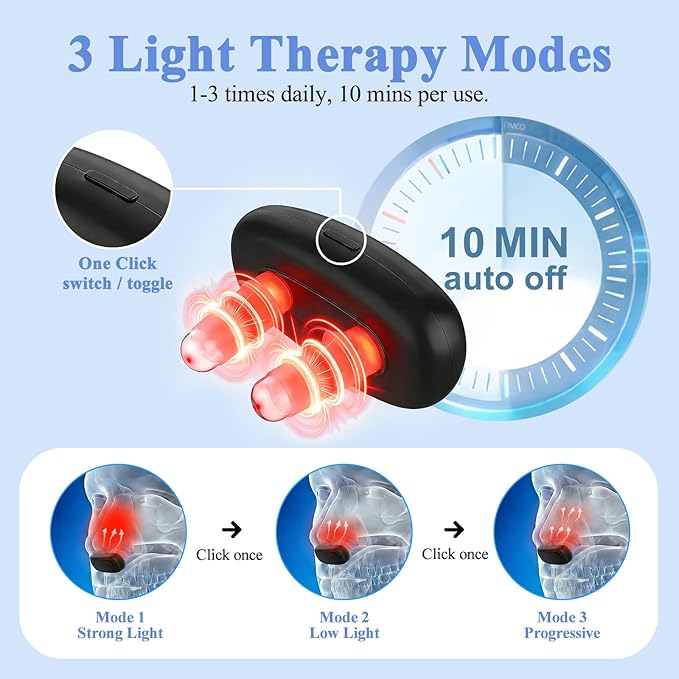 Red Light Nose Care Device, LED Nose Wellness Tool - Image 5