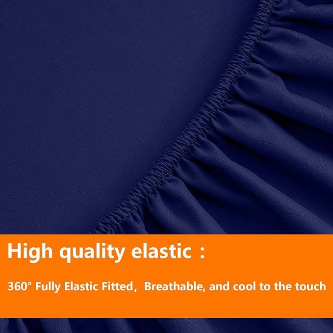 TAIMIT Navy Full Size Comforter Set - Image 6