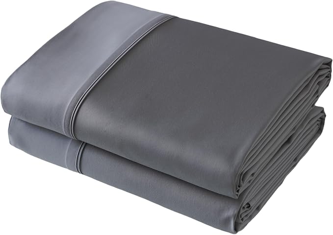 Flat Sheet Only 2 Pack, Calking Size 400 Thread Count 100% Egyptian Cotton Flat by ShunjieHome