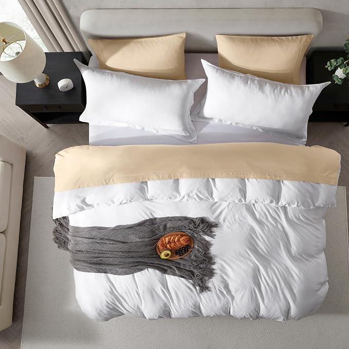 Nestl White Duvet Cover Full Size - Image 5
