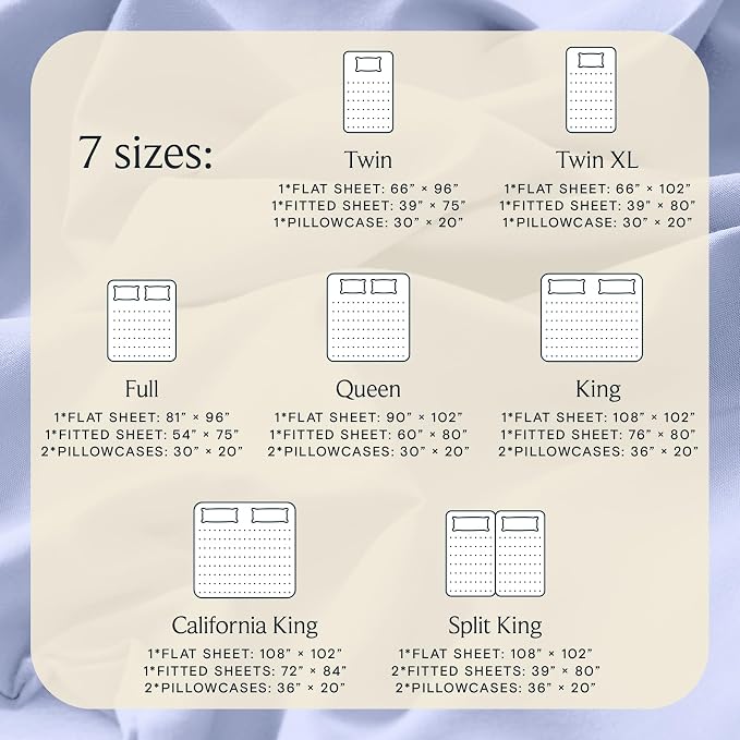 LuxClub 3 PC Twin Sheet Set, Deep Pockets Wrinkle Free Cooling Bed Sheets Hotel - Image 4