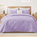 Exclusivo Mezcla King Quilt Set- Lilac Quilts Bedding Set by ExclusivoMezcla