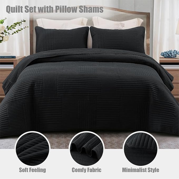 Whale Flotilla Ultra Soft California King Quilt Bedding Set, Lightweight - Image 2