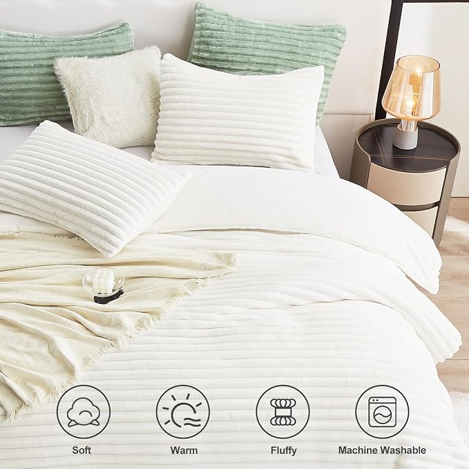 CozyLux Fluffy Full Size Comforter Sets - Image 2