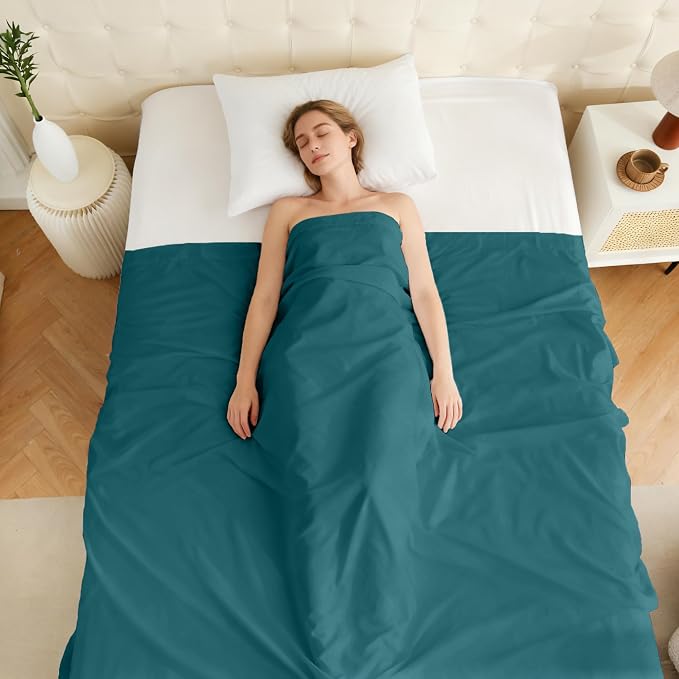 Queen Flat Sheet Only, 1 Pack Top Bed Sheets, Soft Breathable Brushed - Image 7