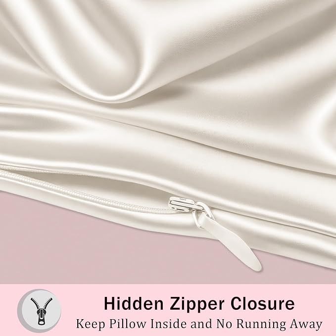 Mulberry Silk Pillow Cases 2 Pack Standard Size - Image 3