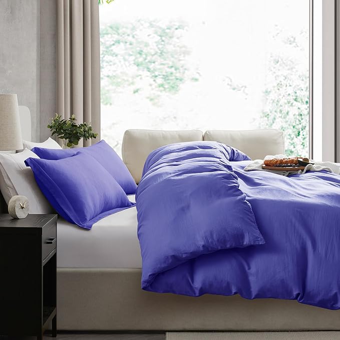 Nestl Royal Blue California King Duvet Cover Sets - Image 7