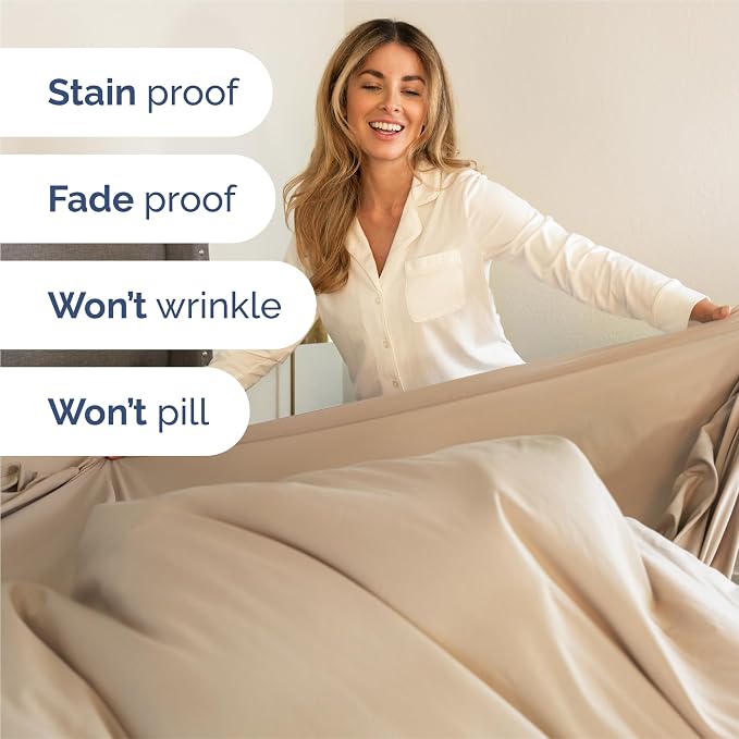 Split King Size 5 Piece Sheet Set - Image 5