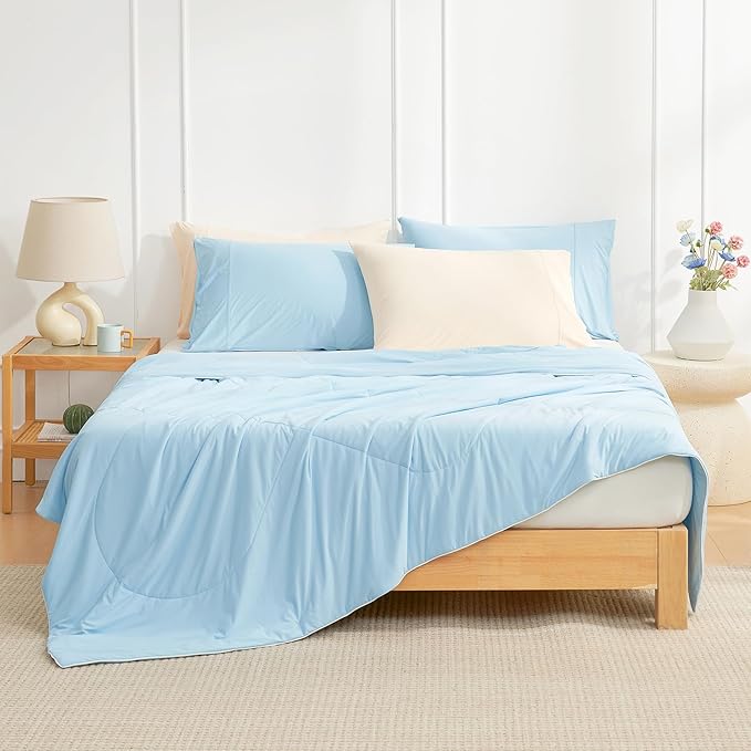 Cozy Bliss Cooling Comforter Queen Size, Cooling Blankets - Image 4