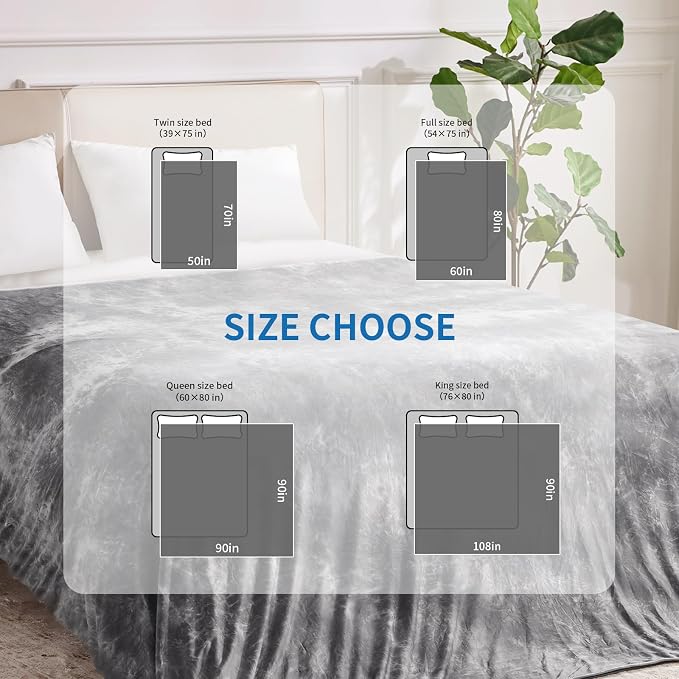 Guohaoi Cooling Blanket for Hot Sleepers and Night Sweats, Decortive Tie Dye - Image 5