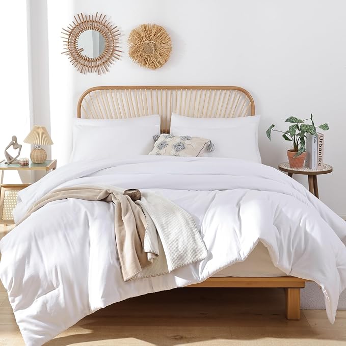 ROSGONIA Oversized Queen Comforter White - Image 6
