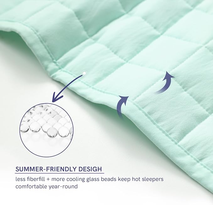 YnM 17lbs Weighted Blanket for Adults, Heavy Bed Throw Blanket - Image 4