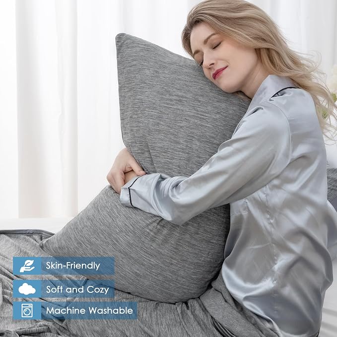 CHOSHOME Cooling Pillow Cases Zipper Pillow Covers Q-Max > 0.45 Zippered - Image 5