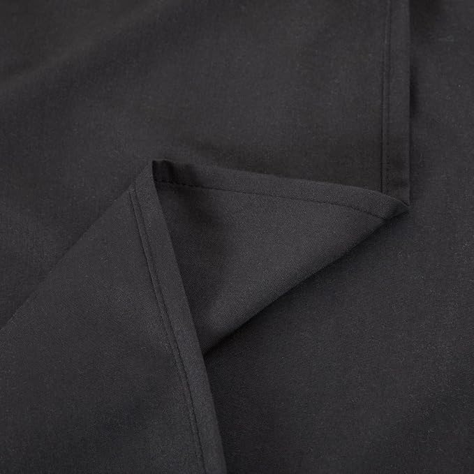 King Flat Sheet Only， 108x102Inch Black - Image 7