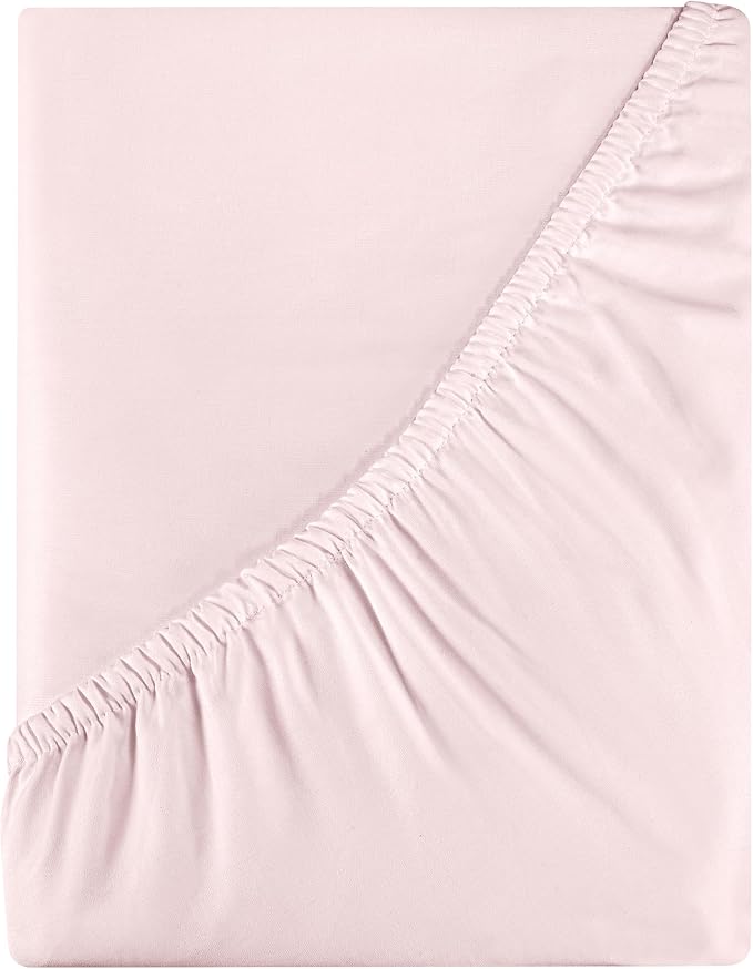 Royale Linens 400 Thread Count 100% American Grown Cotton Fitted Sheet Queen by ROYALELINENS
