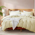 Nestl Vanilla Yellow Duvet Cover Full Size by Nestl