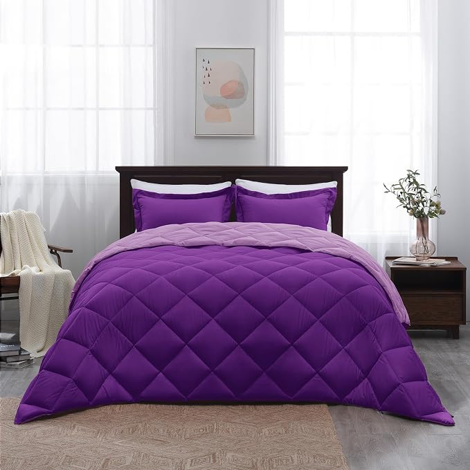 Basic Beyond Purple Twin Comforter Set - Image 8