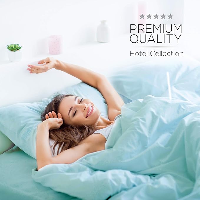 Mueller Luxury 6 PC Full Size Bed Sheets, Super Soft 1800, Deep Pocket up to - Image 7
