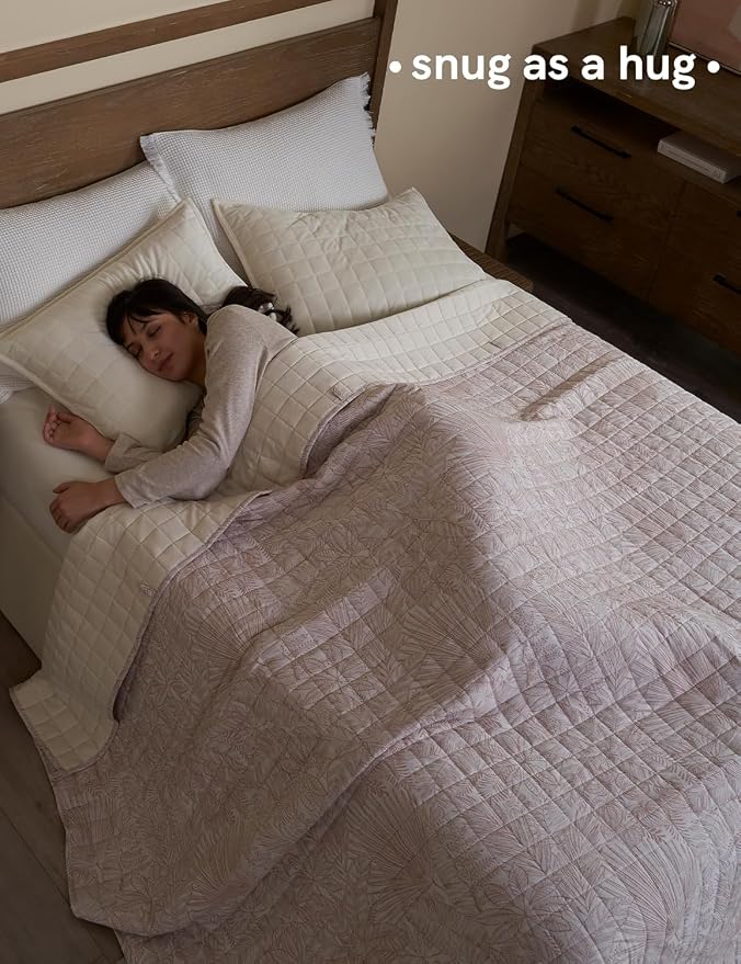 YnM 20lbs Weighted Blanket for Adults, Linen Heavy Bed Throw Blanket - Image 3