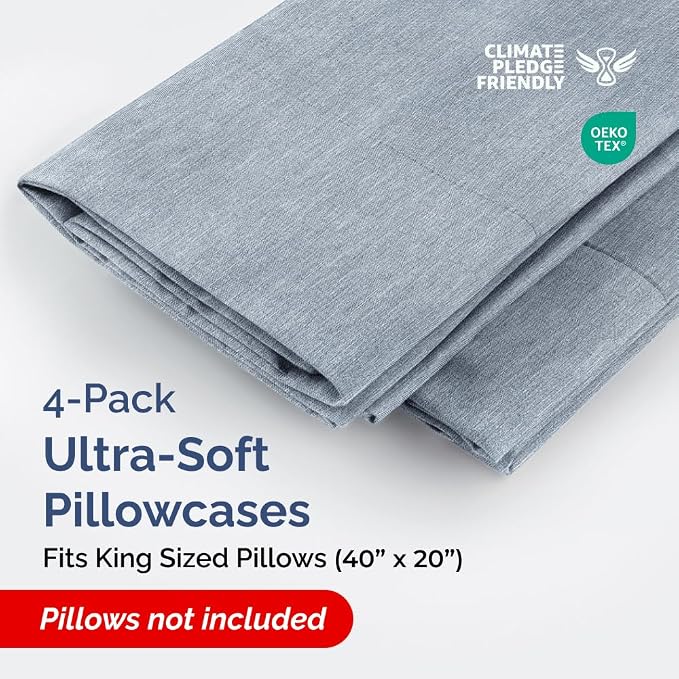 King Pillow Cases Set of 4 - Image 2