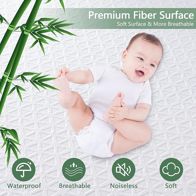 Premium Waterproof Mattress Protector Queen Size, Breathable Bed Cover 3D Air - Image 2